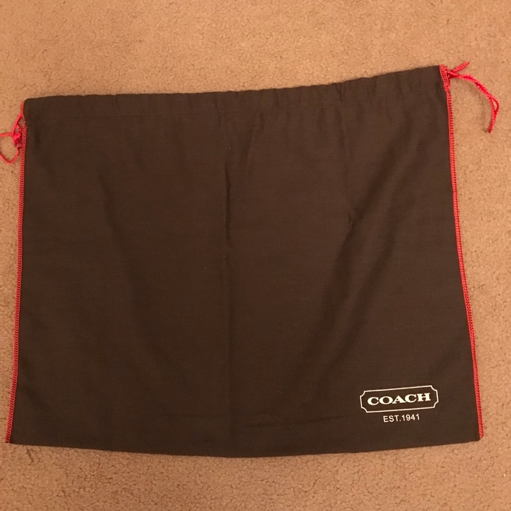 Coach dust bag material Felt 19x15